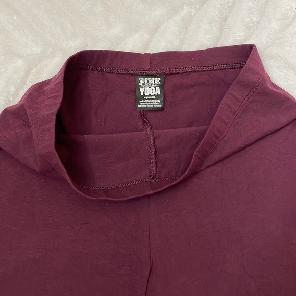 2 Pink, size M, High Waist Bike/Yoga Short.  One is Orange, and one is Eggplant. - Picture 7 of 8